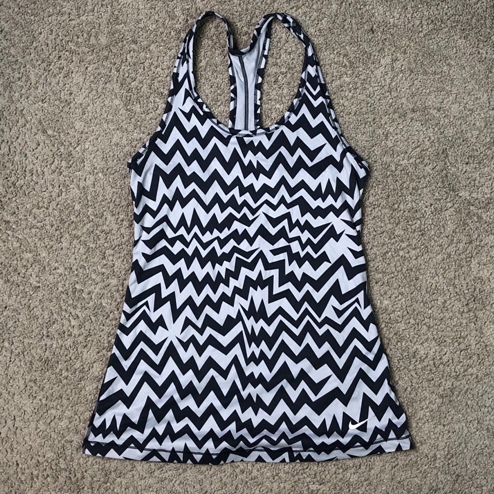 Nike Dri-Fit Chevron Racerback Tank Top